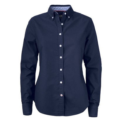 Dark Navy - Front - Cutter & Buck Womens-Ladies Belfair Shirt
