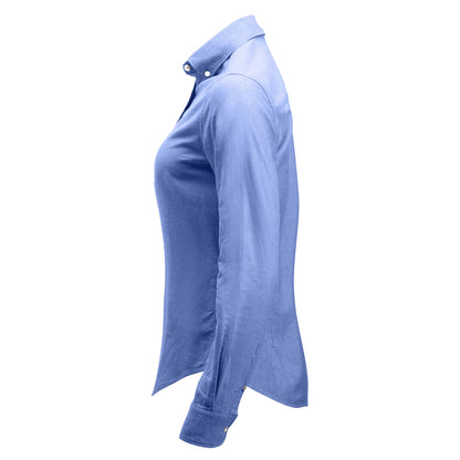 French Blue - Side - Cutter & Buck Womens-Ladies Belfair Shirt
