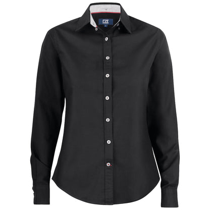Black - Front - Cutter & Buck Womens-Ladies Belfair Shirt