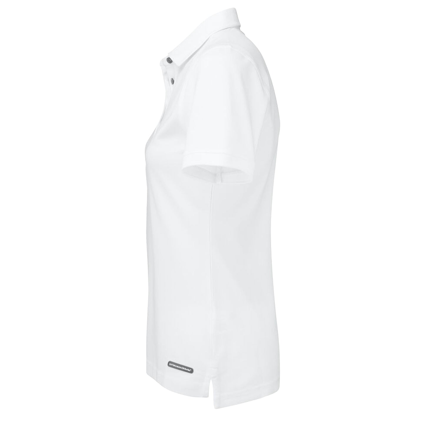 White - Side - Cutter & Buck Womens-Ladies Advantage Polo Shirt