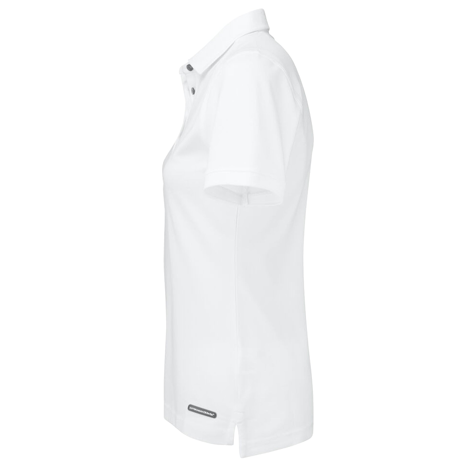 White - Side - Cutter & Buck Womens-Ladies Advantage Polo Shirt