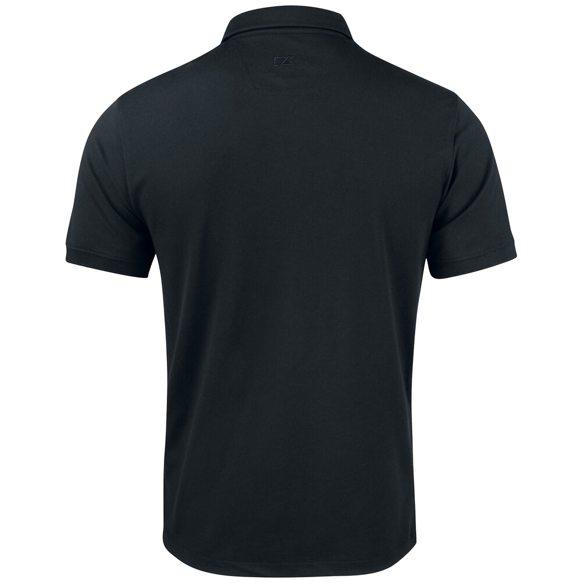 Black - Back - Cutter & Buck Mens Advantage Performance Polo Shirt