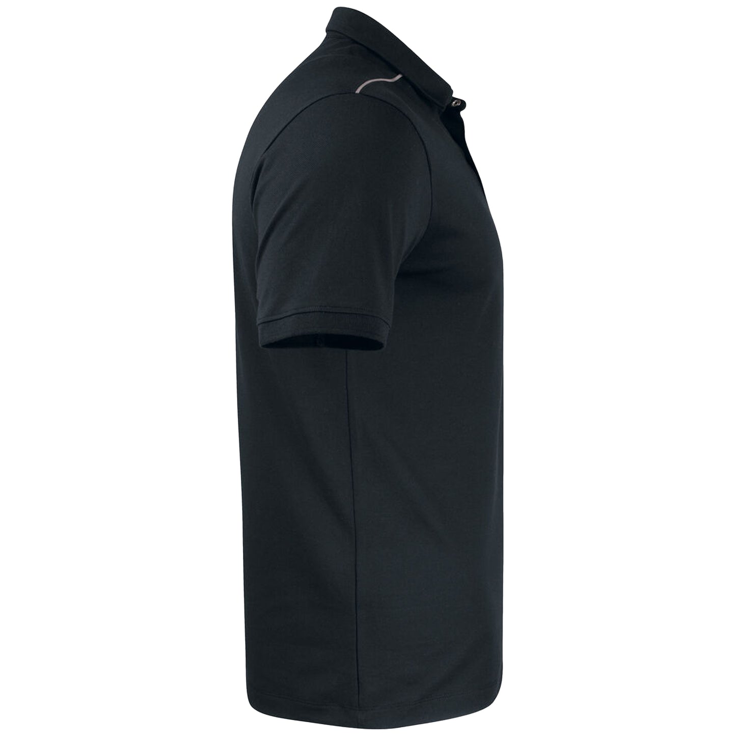 Black - Side - Cutter & Buck Mens Advantage Performance Polo Shirt