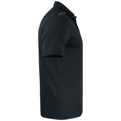 Black - Side - Cutter & Buck Mens Advantage Performance Polo Shirt