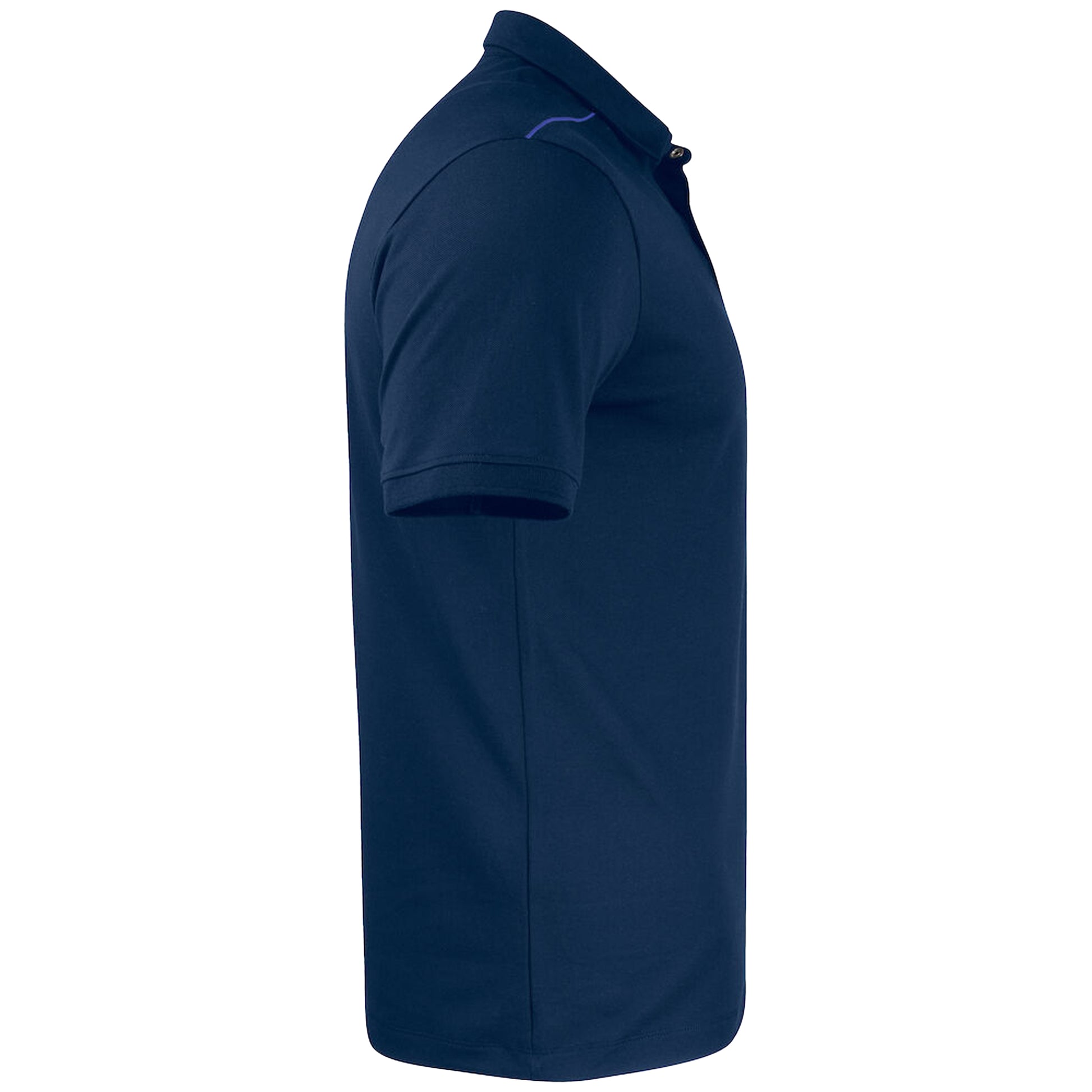 Dark Navy - Side - Cutter & Buck Mens Advantage Performance Polo Shirt
