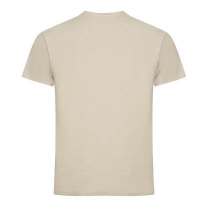 Beige - Back - Cutter & Buck Mens Manzanita Round Neck T-Shirt