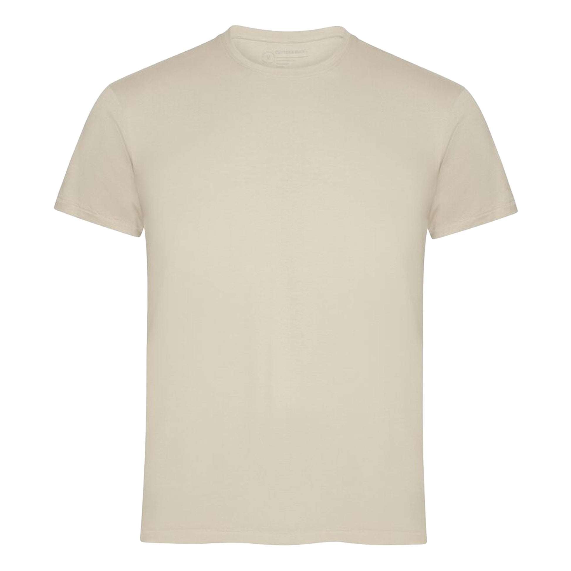 Beige - Front - Cutter & Buck Mens Manzanita Round Neck T-Shirt