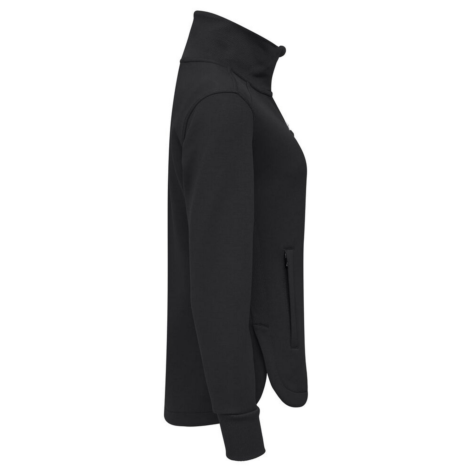Black - Side - Cutter & Buck Womens-Ladies Pemberton Cardigan