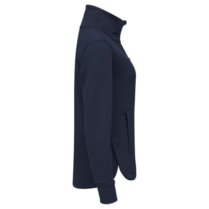 Dark Navy - Side - Cutter & Buck Womens-Ladies Pemberton Cardigan