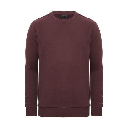 Burgundy - Front - Cottover Unisex Adult Key Crew Neck Sweatshirt