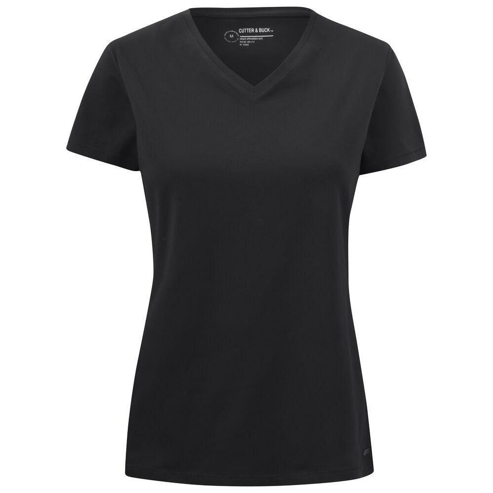 Black - Front - Cutter & Buck Womens-Ladies Manzanita T-Shirt