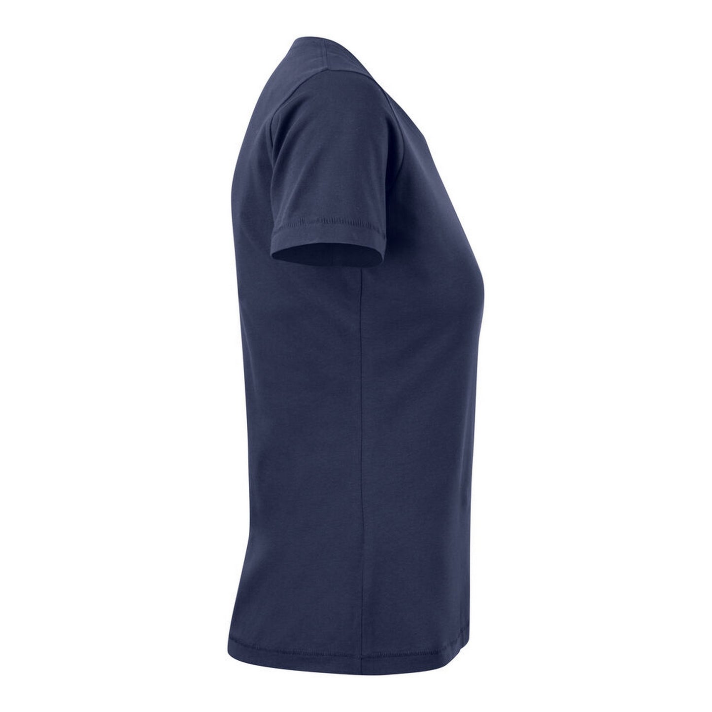 Navy Melange - Side - Cutter & Buck Womens-Ladies Manzanita Round Neck T-Shirt