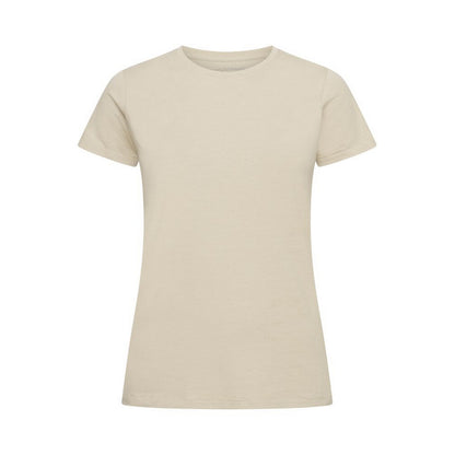 Beige - Front - Cutter & Buck Womens-Ladies Manzanita Round Neck T-Shirt