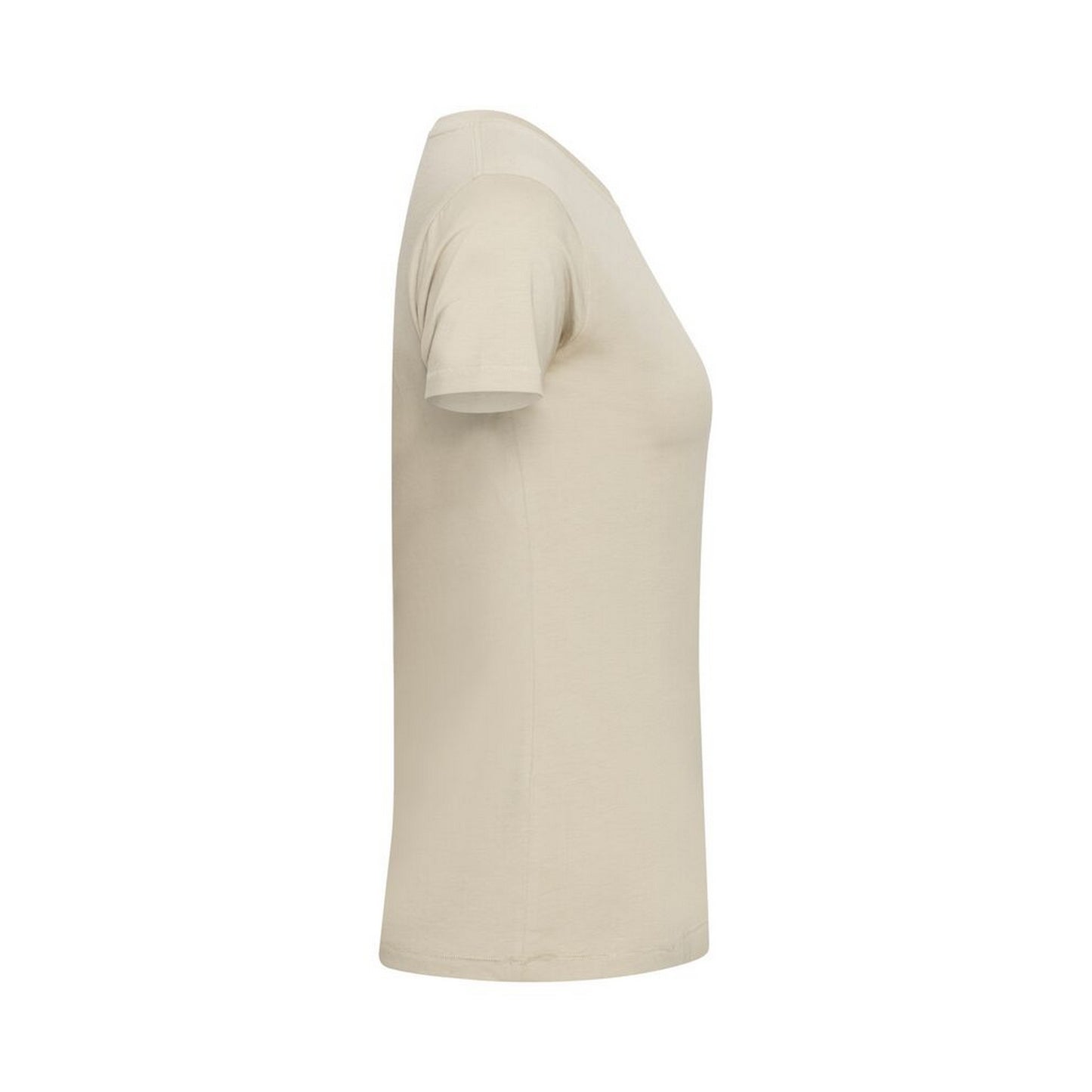 Beige - Side - Cutter & Buck Womens-Ladies Manzanita Round Neck T-Shirt