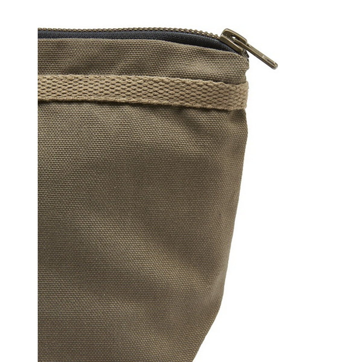 Dark Olive - Side - Cottover Canvas Toiletry Bag