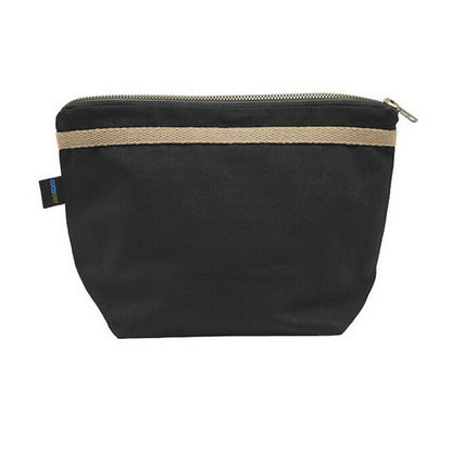 Black - Back - Cottover Canvas Toiletry Bag