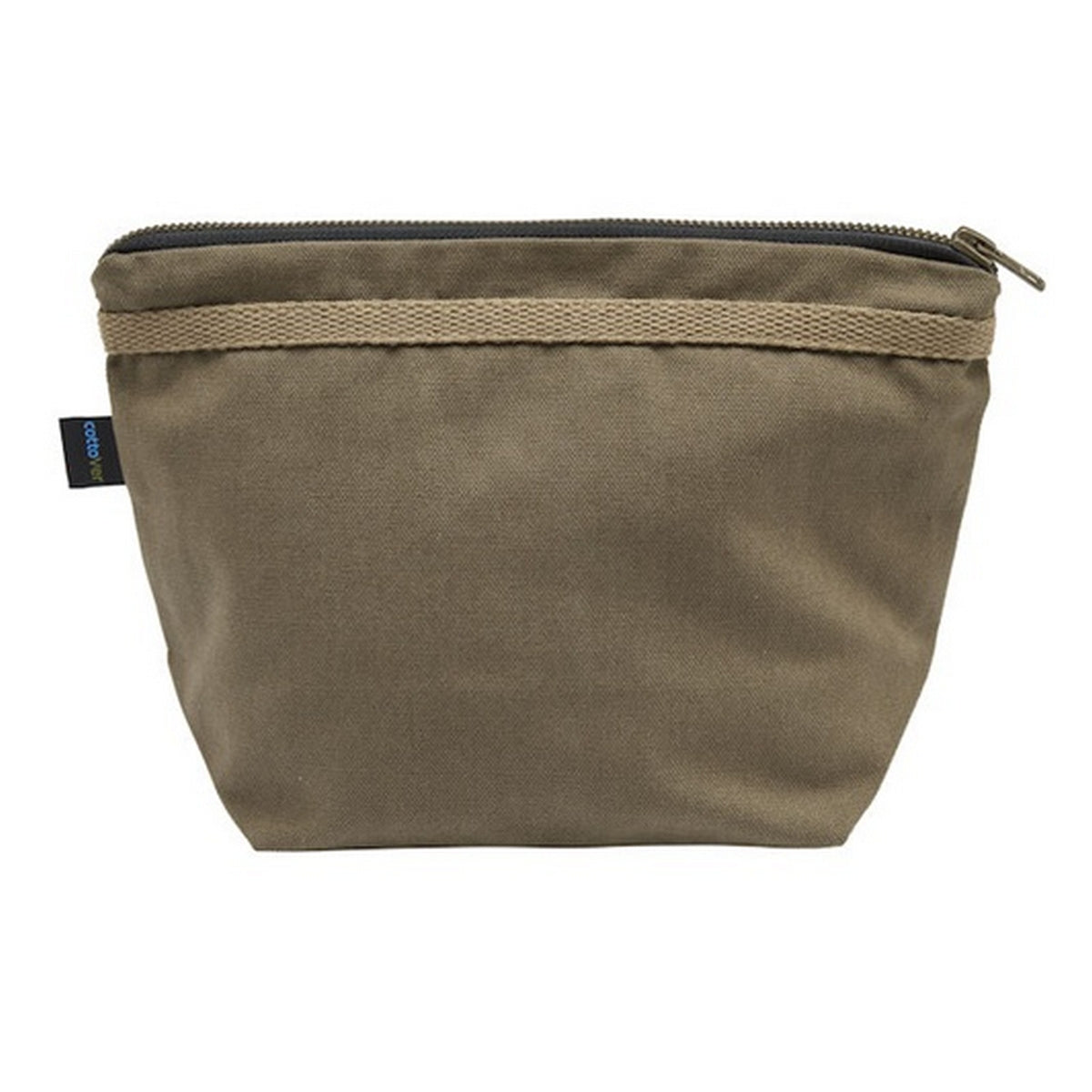 Dark Olive - Front - Cottover Canvas Toiletry Bag