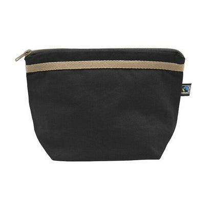 Black - Front - Cottover Canvas Toiletry Bag