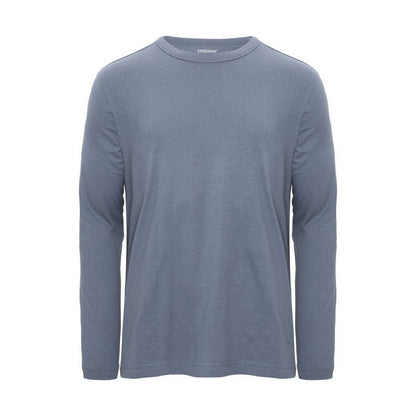 Dusty Blue - Front - Cottover Unisex Adult Relaxed Fit Long-Sleeved T-Shirt