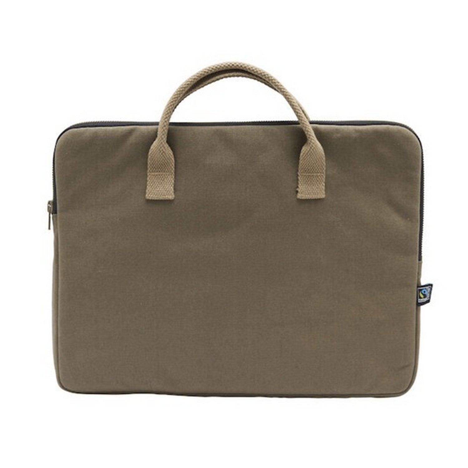 Dark Olive - Front - Cottover Canvas Laptop Bag