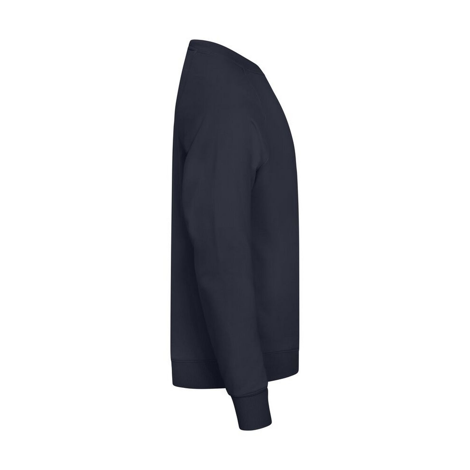 Dark Navy - Side - Clique Mens Miami Pro Round Neck Sweatshirt