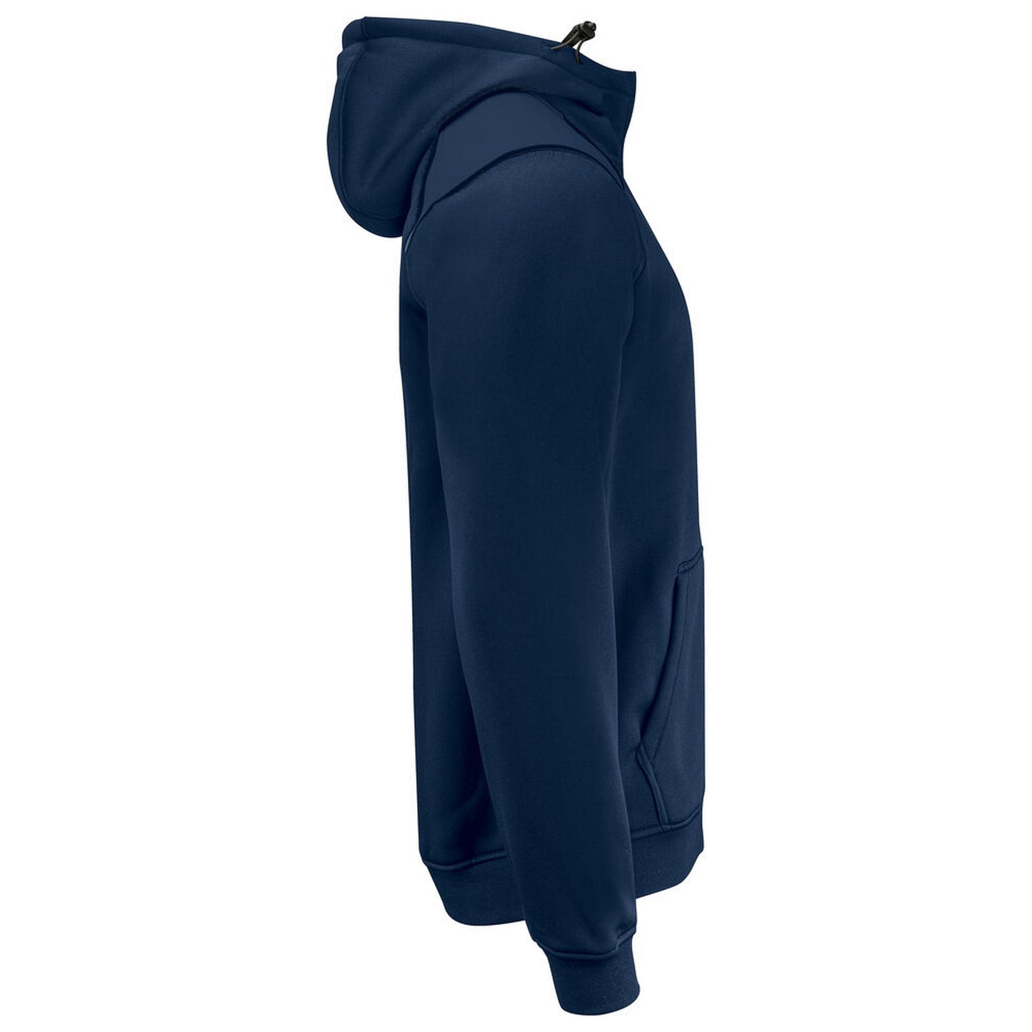 Navy - Side - Projob Mens Full Zip Hoodie
