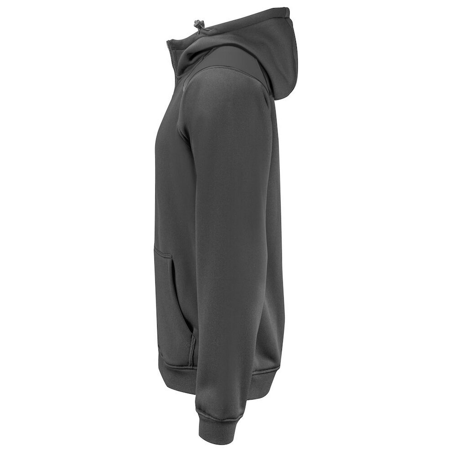 Grey - Lifestyle - Projob Mens Full Zip Hoodie