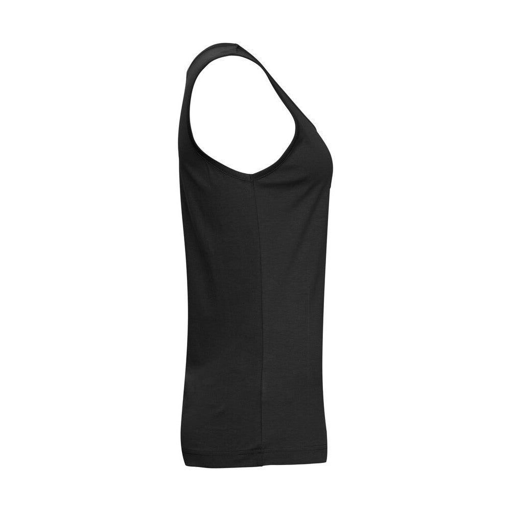 Black - Side - Cottover Womens-Ladies Tank Top