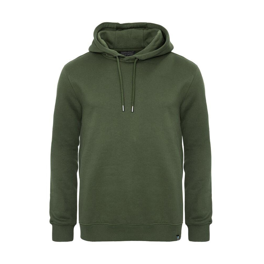 Dark Green - Front - Cottover Unisex Adult Key Hoodie