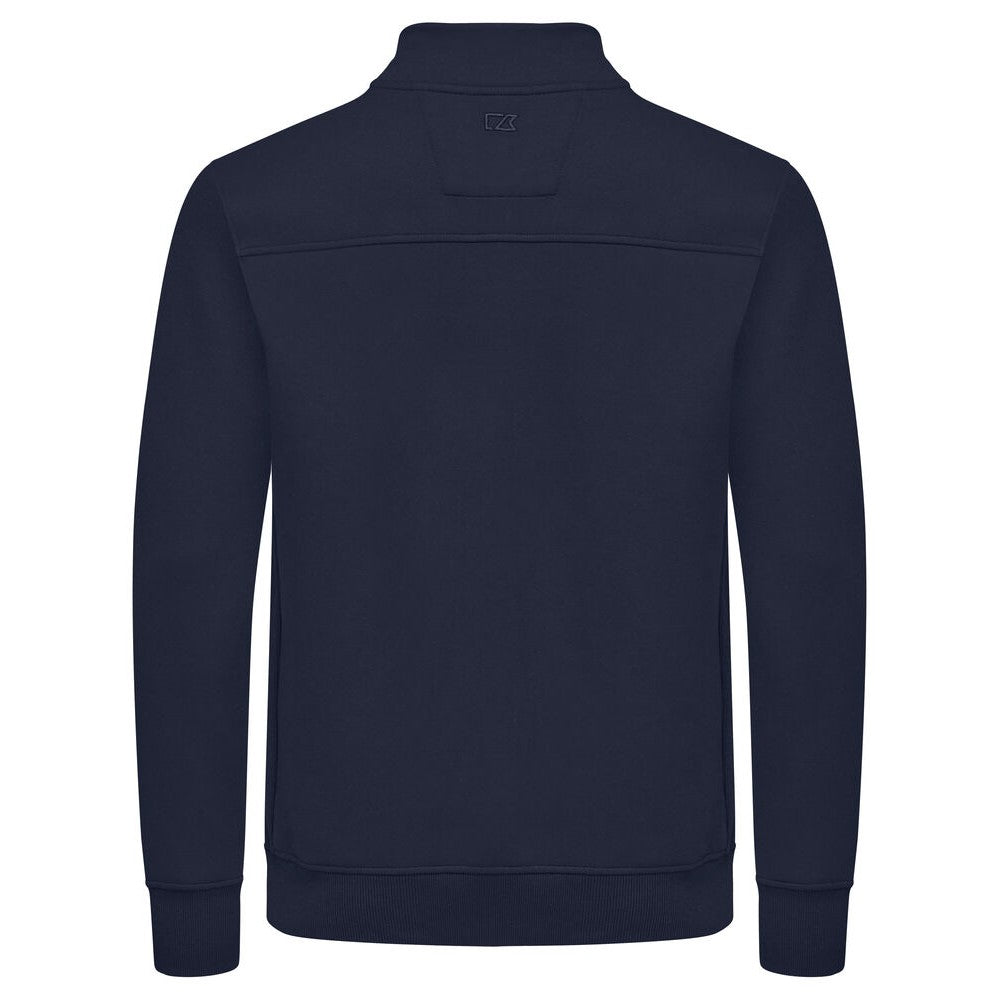 Dark Navy - Back - Cutter & Buck Mens Pemberton Full Zip Cardigan