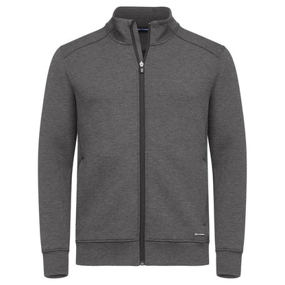 Anthracite Melange - Front - Cutter & Buck Mens Pemberton Full Zip Cardigan