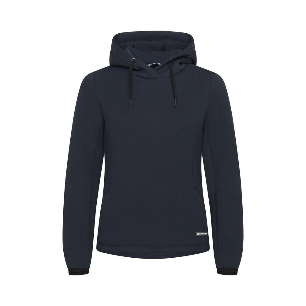 Dark Navy - Front - Cutter & Buck Womens-Ladies Pemberton Hoodie
