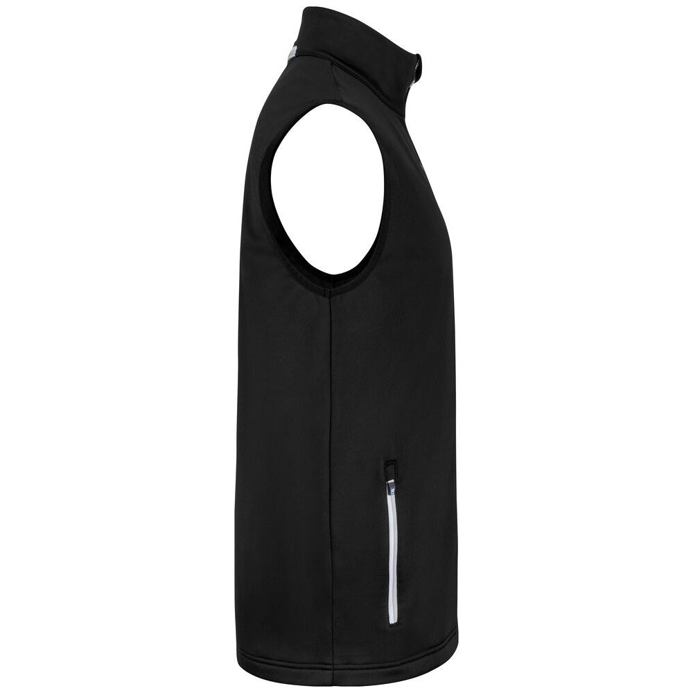 Black - Side - Cutter & Buck Mens Snoqualmie Body Warmer