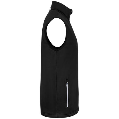 Black - Side - Cutter & Buck Mens Snoqualmie Body Warmer