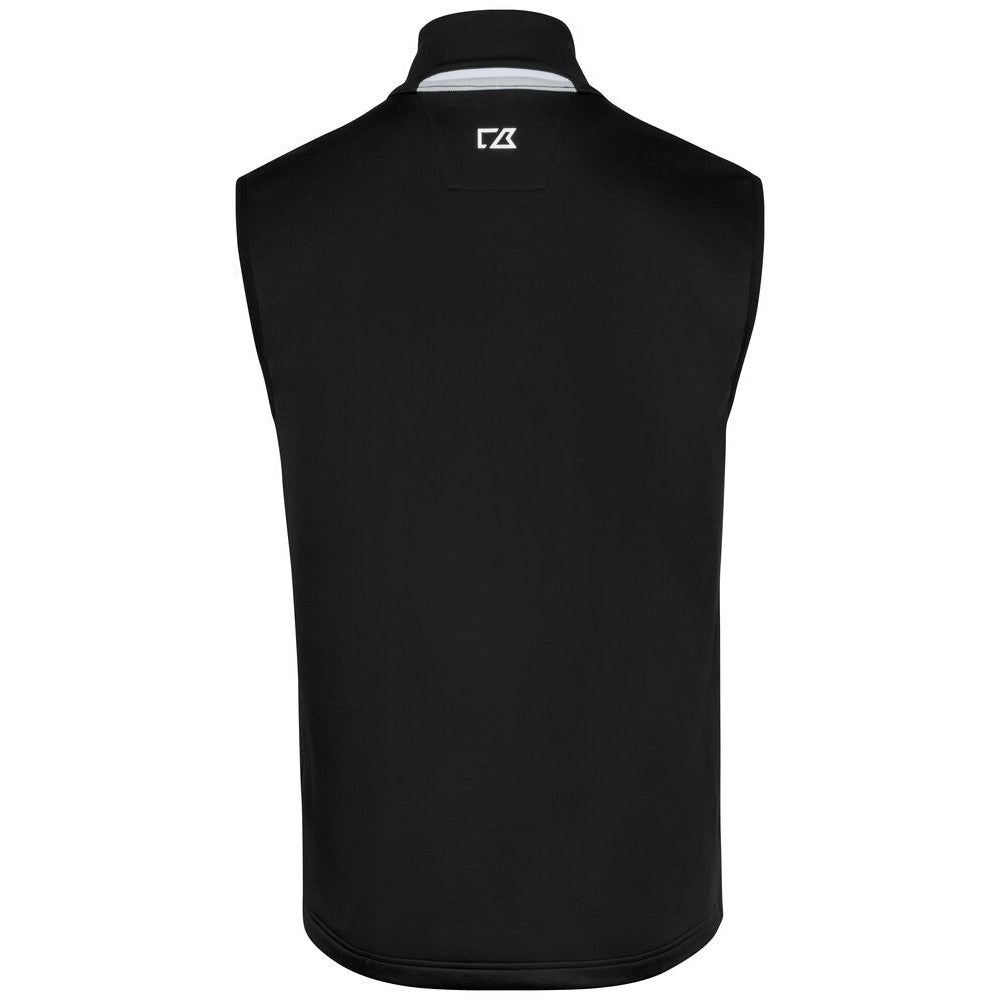 Black - Back - Cutter & Buck Mens Snoqualmie Body Warmer