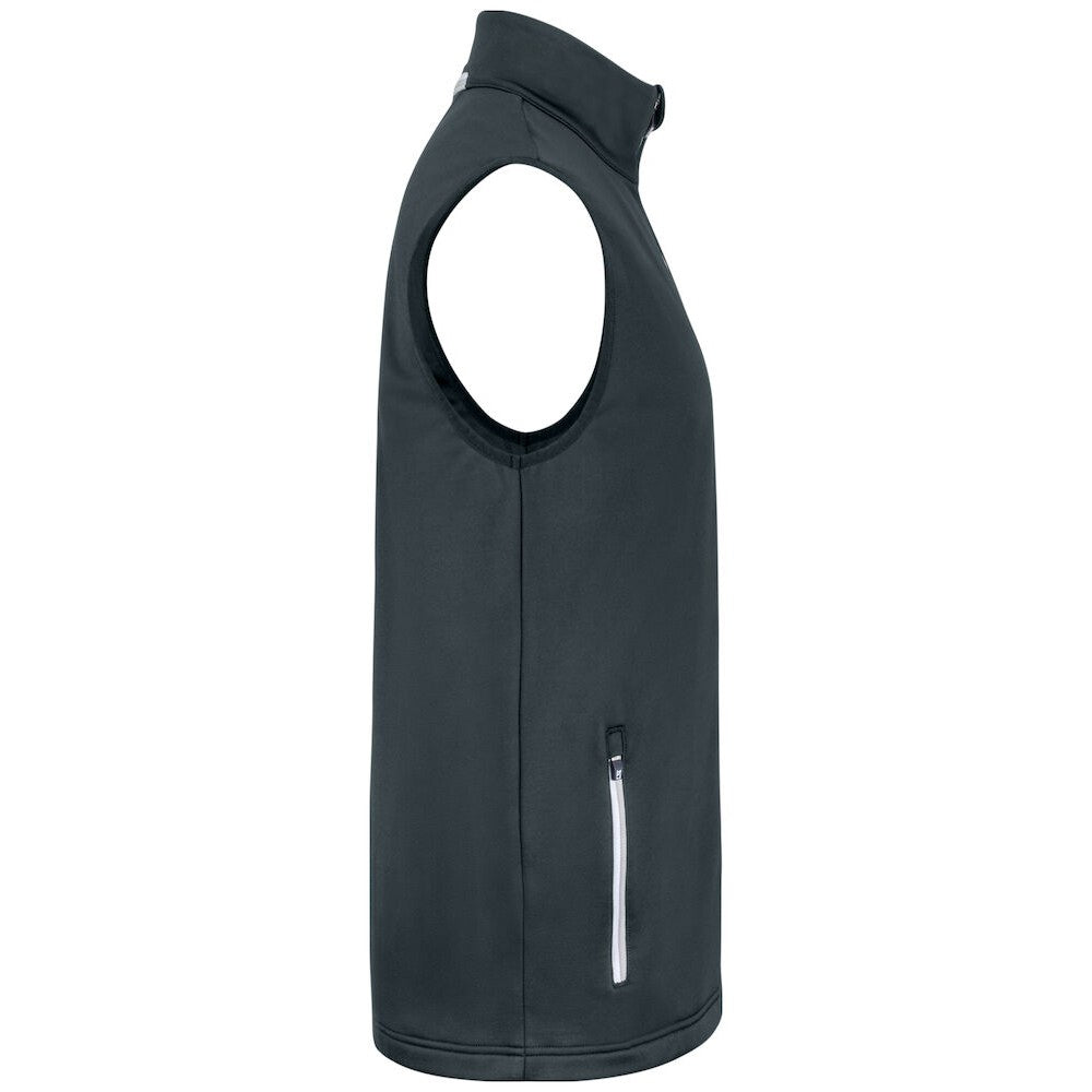 Charcoal - Side - Cutter & Buck Mens Snoqualmie Body Warmer