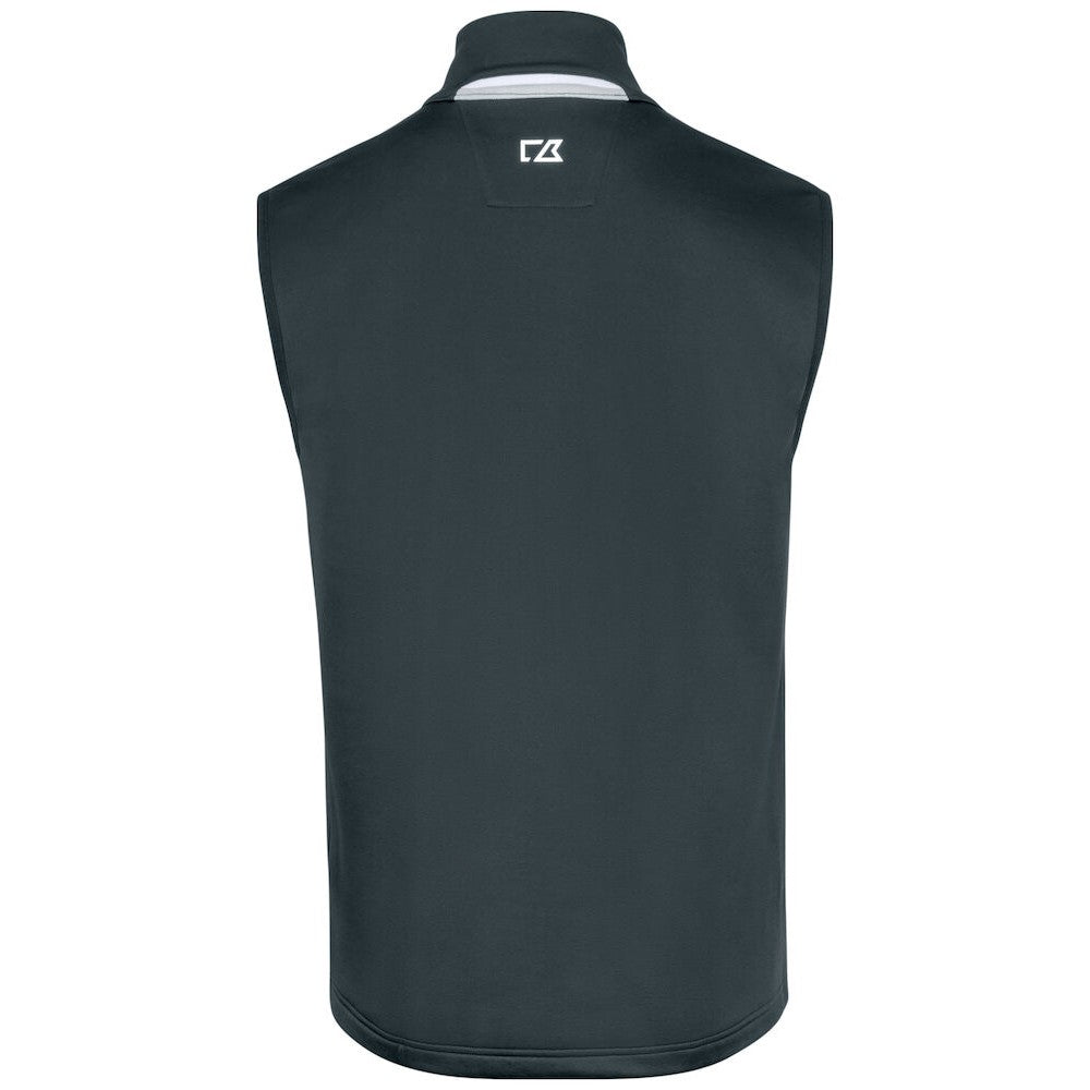 Charcoal - Back - Cutter & Buck Mens Snoqualmie Body Warmer