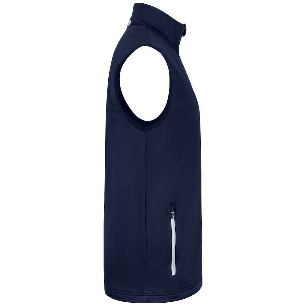 Dark Navy - Side - Cutter & Buck Mens Snoqualmie Body Warmer