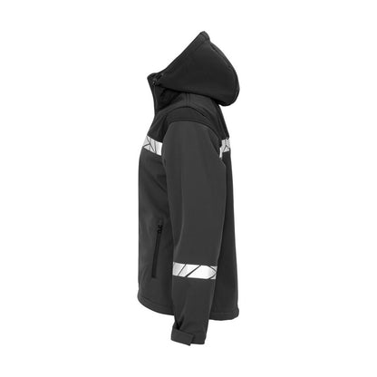 Grey-Black - Lifestyle - Projob Womens-Ladies Progression Soft Shell Jacket