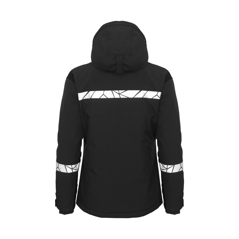 Black - Back - Projob Womens-Ladies Progression Soft Shell Jacket