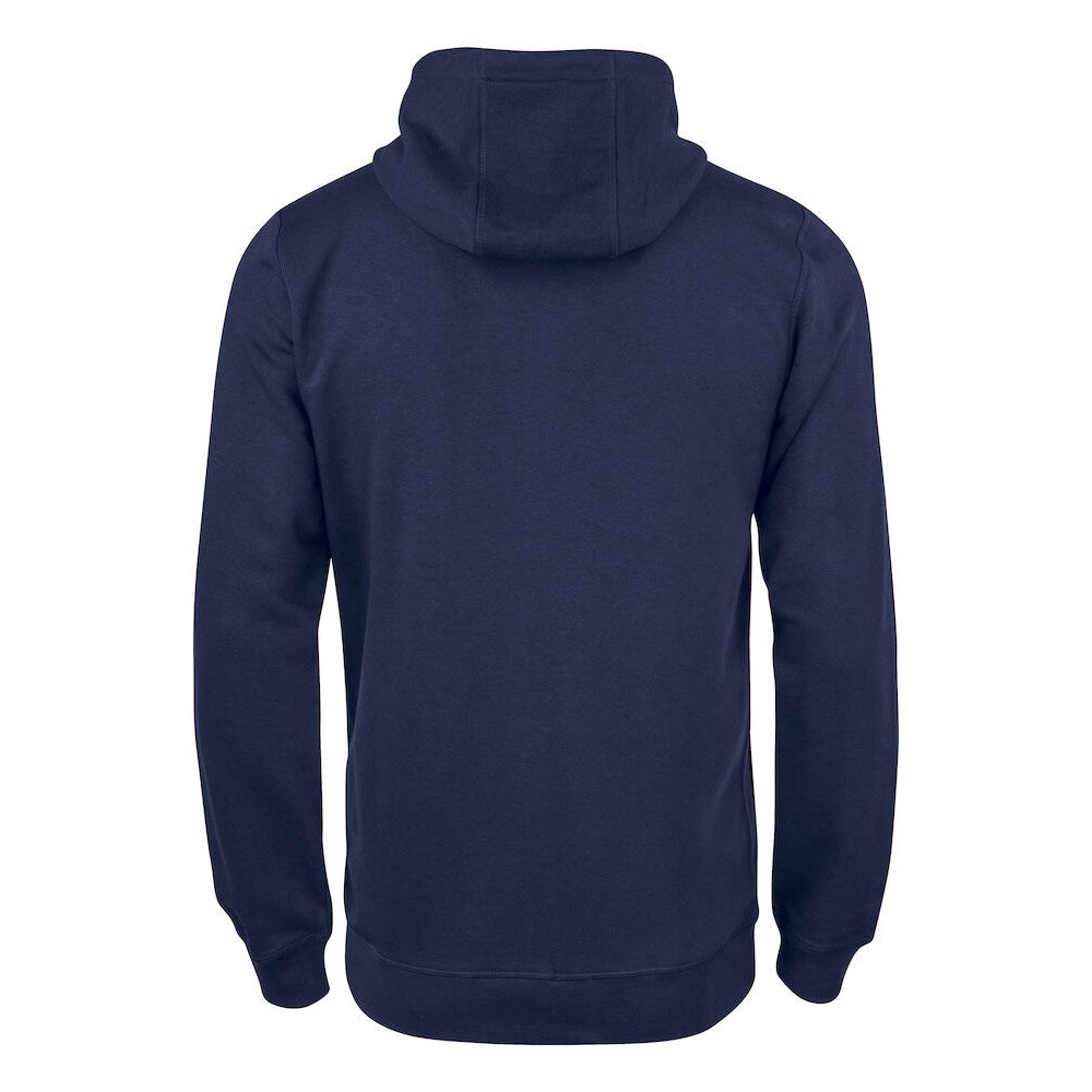 Dark Navy - Back - Clique Mens Premium OC Full Zip Hoodie