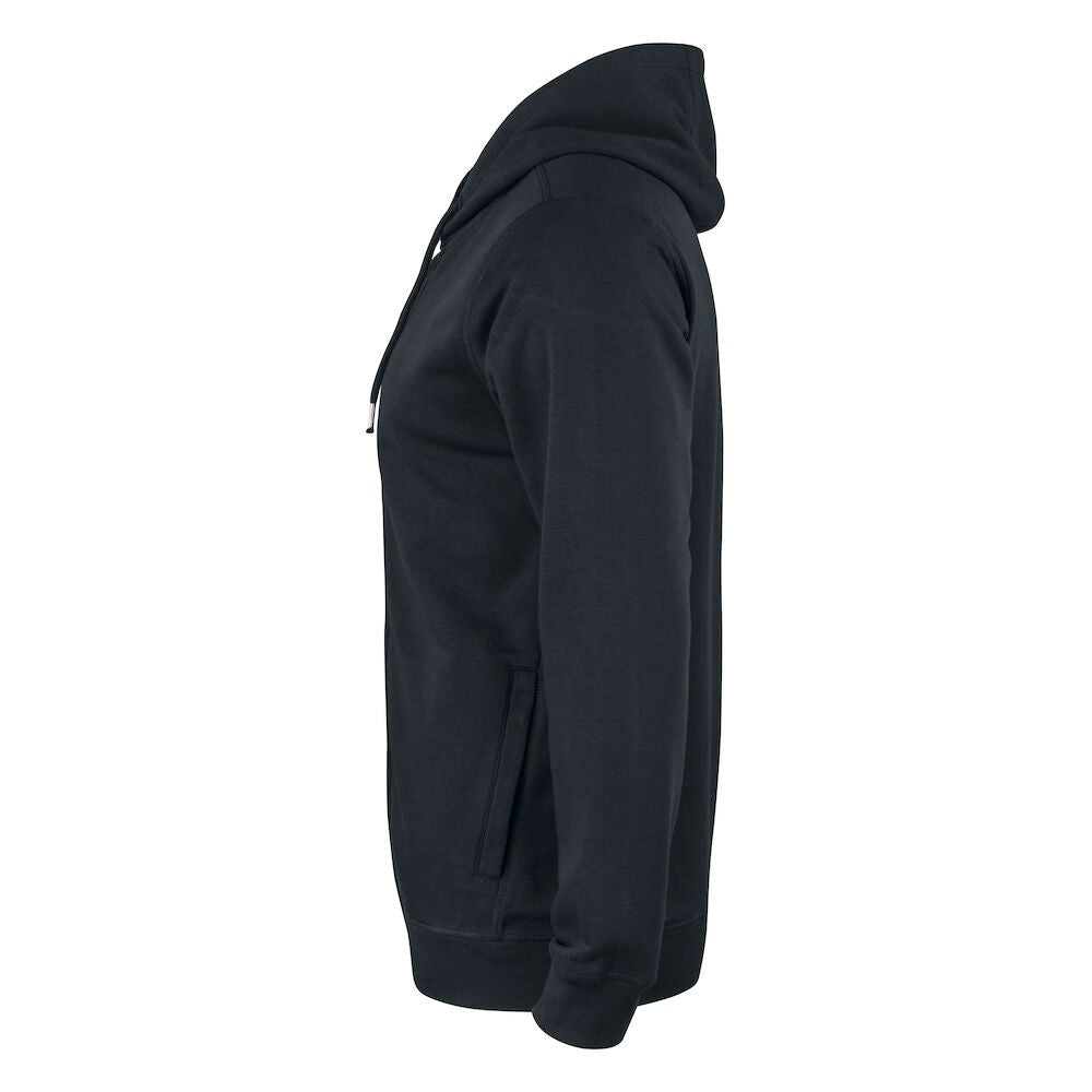 Black - Lifestyle - Clique Mens Premium OC Full Zip Hoodie