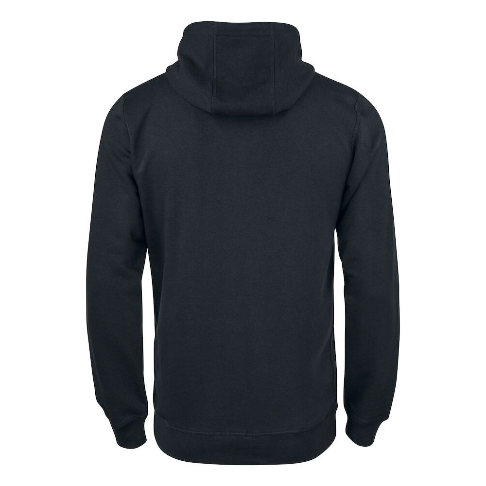 Black - Back - Clique Mens Premium OC Full Zip Hoodie