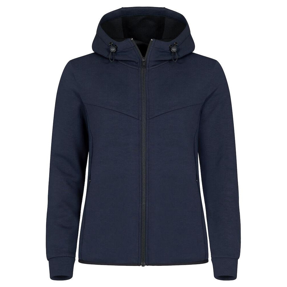 Dark Navy - Front - Clique Womens-Ladies Hayden Hoodie