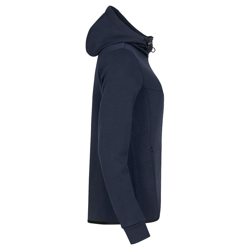 Dark Navy - Side - Clique Womens-Ladies Hayden Hoodie