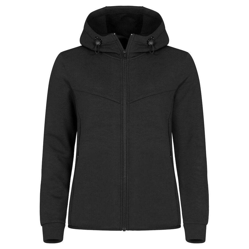 Black - Front - Clique Womens-Ladies Hayden Hoodie