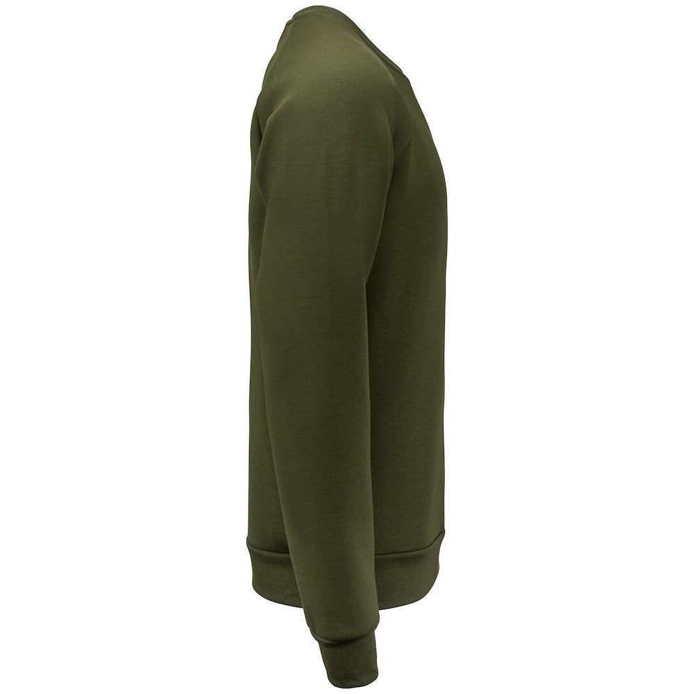 Ivy Green - Side - Cutter & Buck Mens Pemberton Crew Neck Sweatshirt
