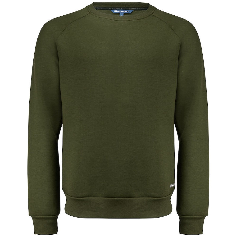 Ivy Green - Front - Cutter & Buck Mens Pemberton Crew Neck Sweatshirt