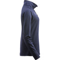 Dark Navy - Side - Cutter & Buck Womens-Ladies Coos Bay Half Zip Top