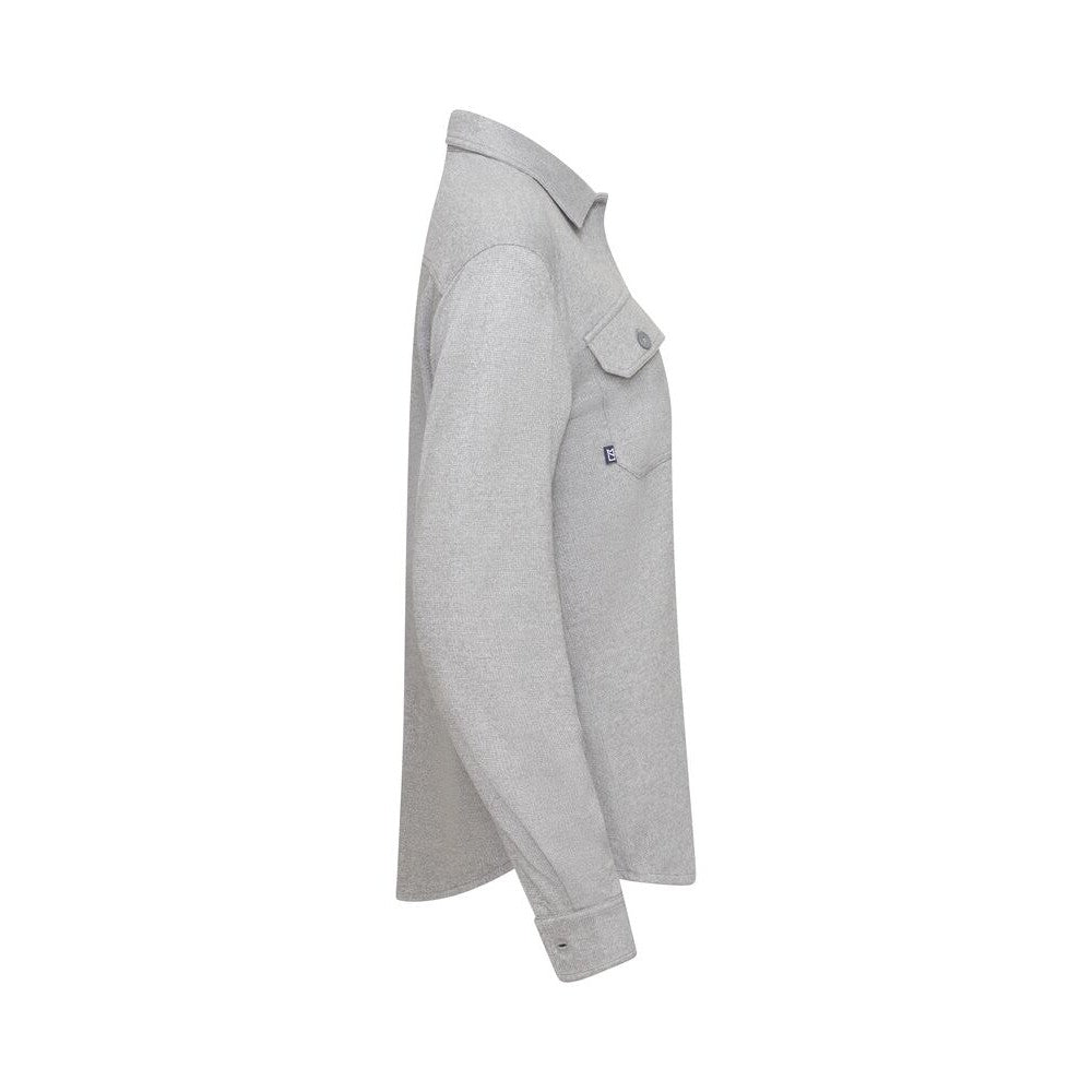Grey Melange - Side - Cutter & Buck Womens-Ladies Advantage Shirt